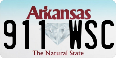 AR license plate 911WSC