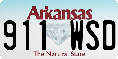 AR license plate 911WSD