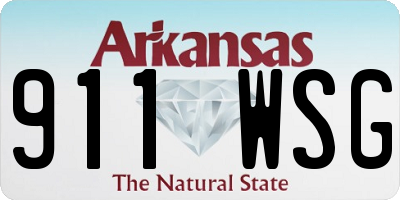 AR license plate 911WSG