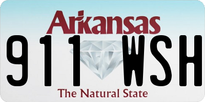 AR license plate 911WSH