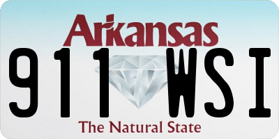 AR license plate 911WSI