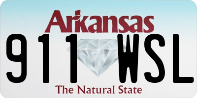 AR license plate 911WSL