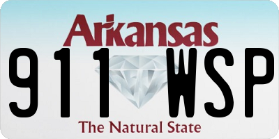 AR license plate 911WSP