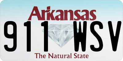 AR license plate 911WSV