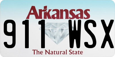 AR license plate 911WSX