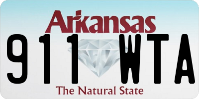 AR license plate 911WTA