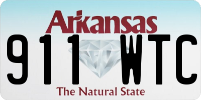 AR license plate 911WTC