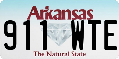 AR license plate 911WTE