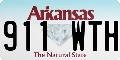 AR license plate 911WTH