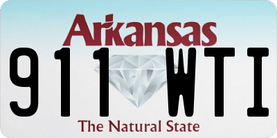 AR license plate 911WTI