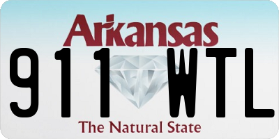 AR license plate 911WTL