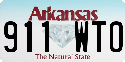 AR license plate 911WTO