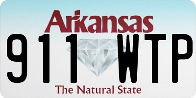 AR license plate 911WTP