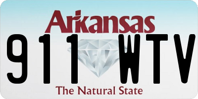 AR license plate 911WTV