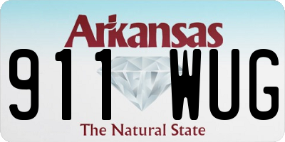 AR license plate 911WUG