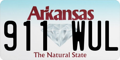 AR license plate 911WUL