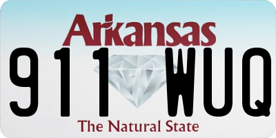 AR license plate 911WUQ