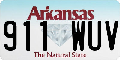 AR license plate 911WUV