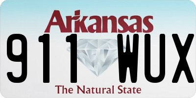 AR license plate 911WUX