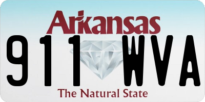 AR license plate 911WVA