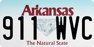 AR license plate 911WVC