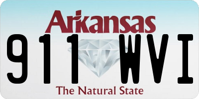 AR license plate 911WVI