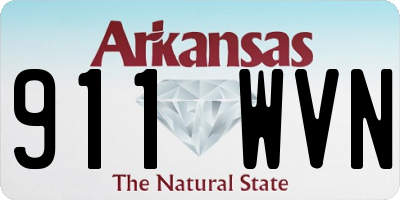 AR license plate 911WVN