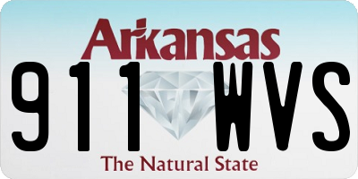 AR license plate 911WVS