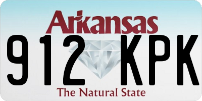 AR license plate 912KPK