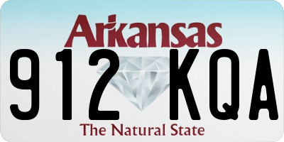 AR license plate 912KQA