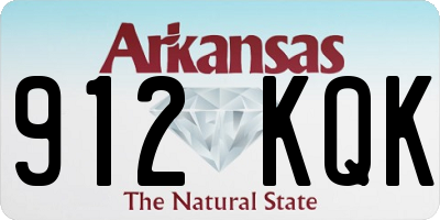 AR license plate 912KQK