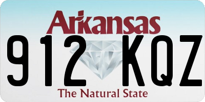 AR license plate 912KQZ