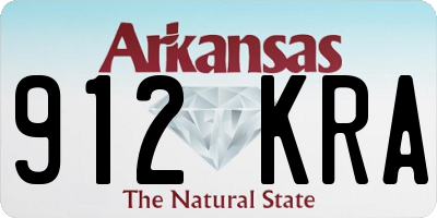 AR license plate 912KRA