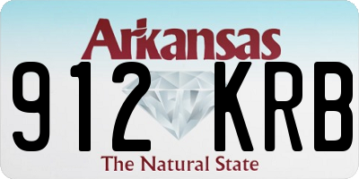 AR license plate 912KRB