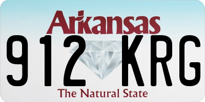AR license plate 912KRG