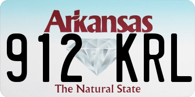 AR license plate 912KRL