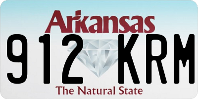AR license plate 912KRM
