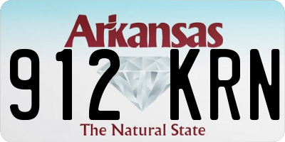 AR license plate 912KRN
