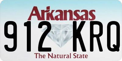 AR license plate 912KRQ