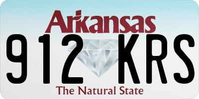 AR license plate 912KRS