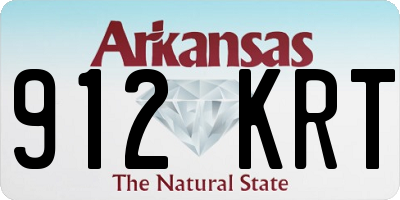 AR license plate 912KRT