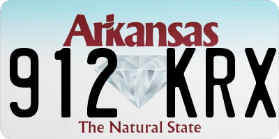AR license plate 912KRX