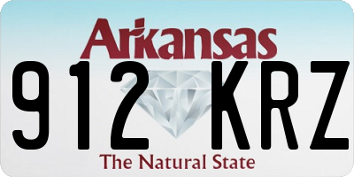 AR license plate 912KRZ