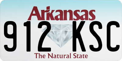 AR license plate 912KSC