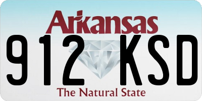 AR license plate 912KSD