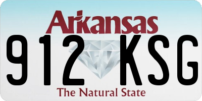 AR license plate 912KSG