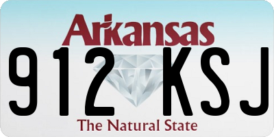 AR license plate 912KSJ
