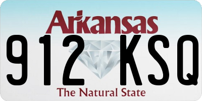 AR license plate 912KSQ