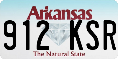 AR license plate 912KSR