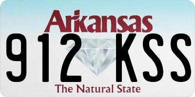 AR license plate 912KSS